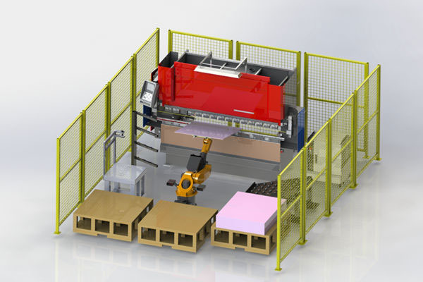 機(jī)器人折彎工作單元